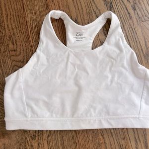 This white Athleta sports bra is very comfortable as-well as supportive.